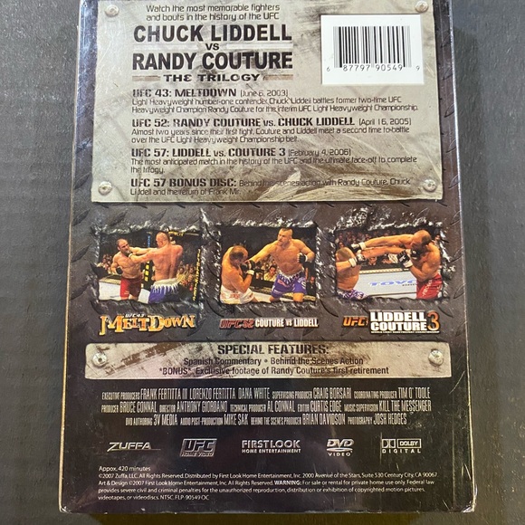 UFC 52 - XL T-shirt & Trilogy DVD - Chuck Liddell v. Randy Couture 2 - 2005 - Picture 13 of 13